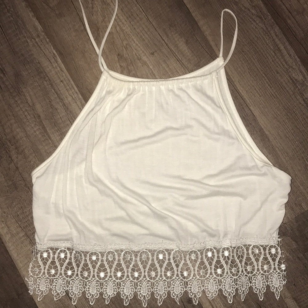 Strap crop top